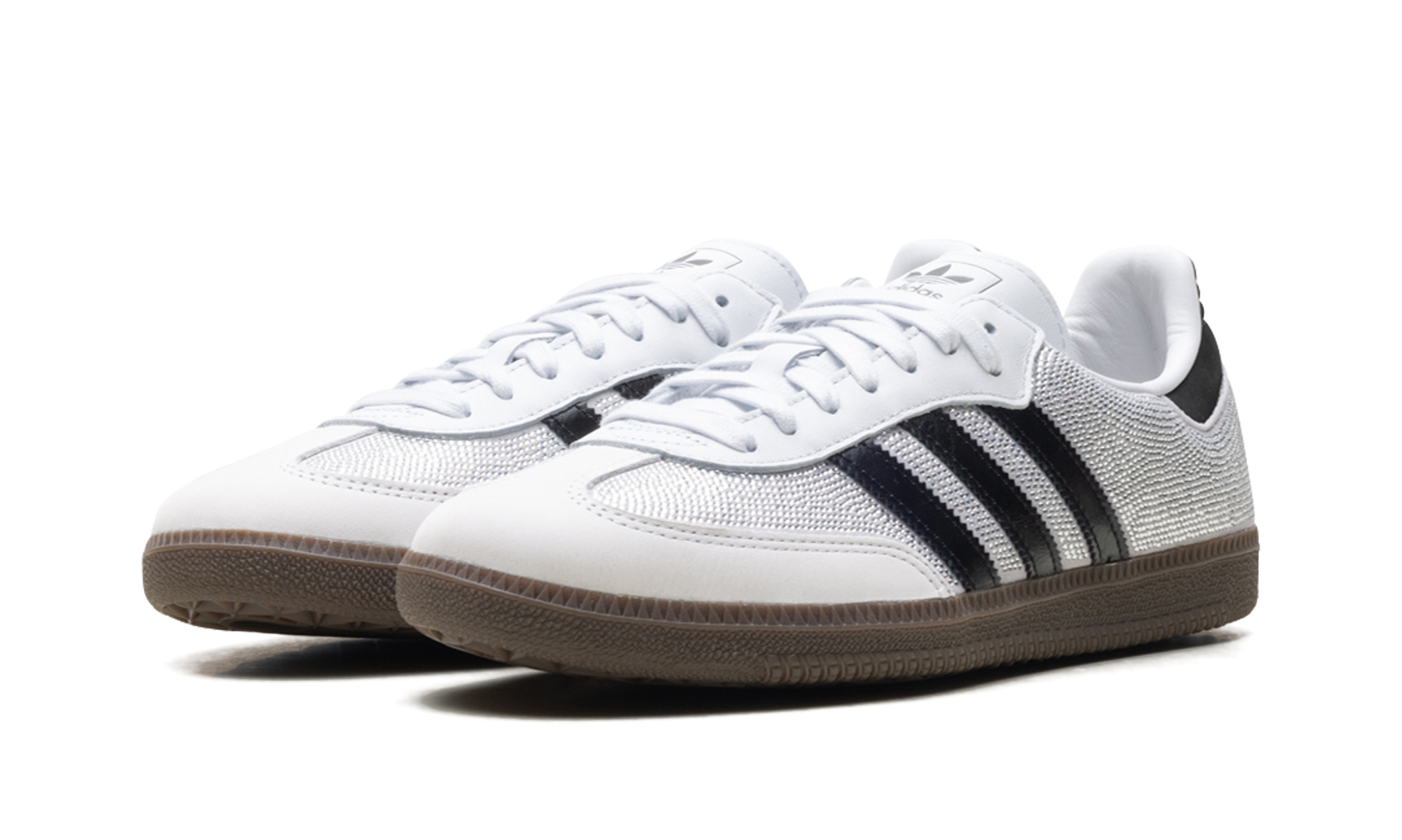 Adidas Samba OG WMNS "Rhinestone Crystal White Silver" | Baskets Femme Luxe | IH9055