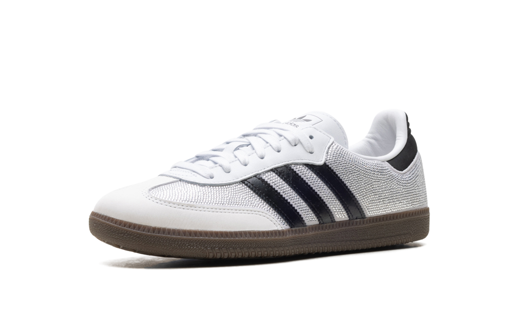 Adidas Samba OG WMNS "Rhinestone Crystal White Silver" | Baskets Femme Luxe | IH9055