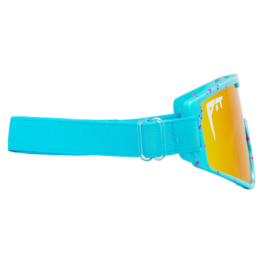 Angled view of The Gobby Baby Vipes on white background