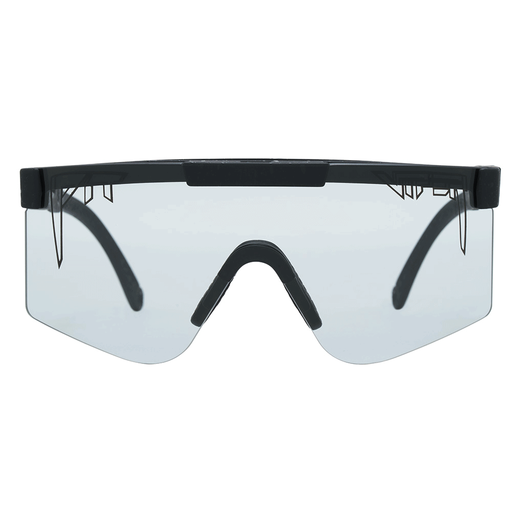 Front view of The Blacking Out Original 2.0 with photochromic smoke / regular lens on white background