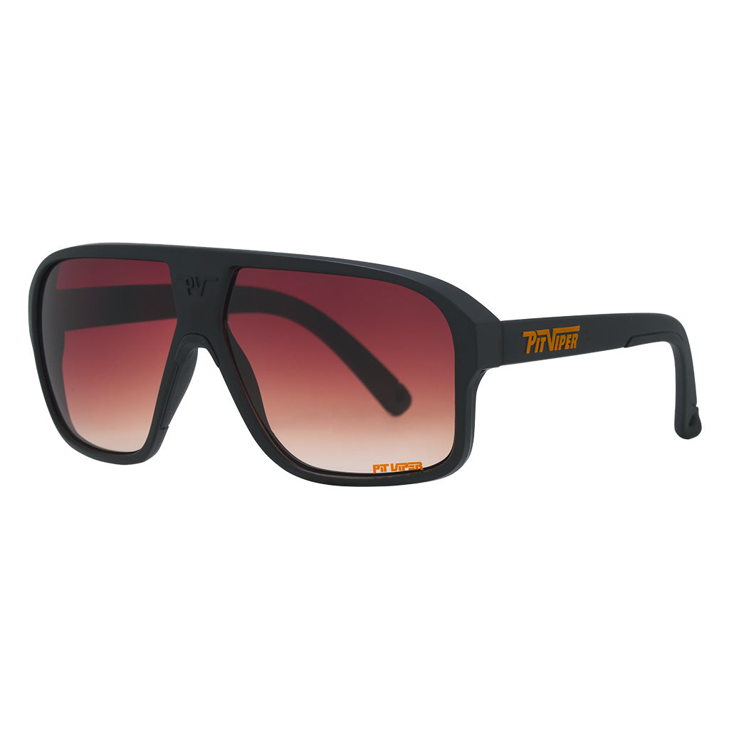 Side angle of The Exec Flight Optics with Brown Fade Lens from Pit Viper