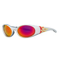 Front view of The Inflammation Slammer with z87+ red lens on white background