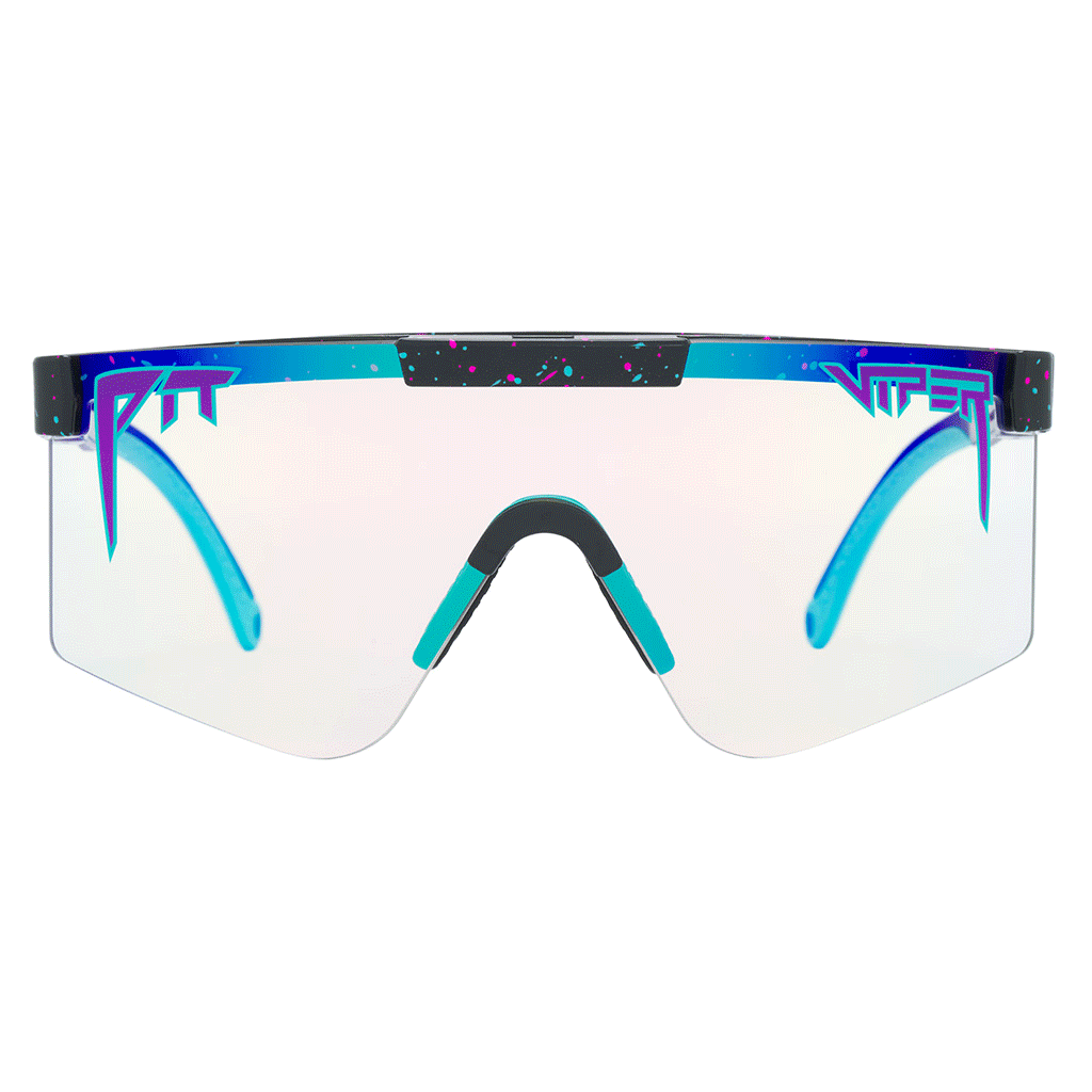 Front view of The Midnight Original 2.0 with photochromic blue / regular lens on white background