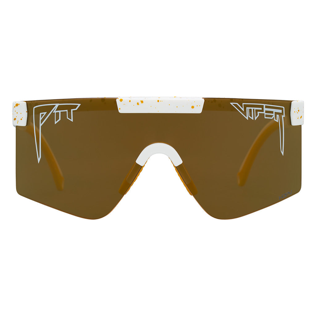 Front view of The Bel Air Original 2.0 with hdpv polarized gold / regular lens on white background