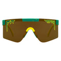 Front view of The Straya Original 2.0 with hdpv polarized gold / regular lens on white background