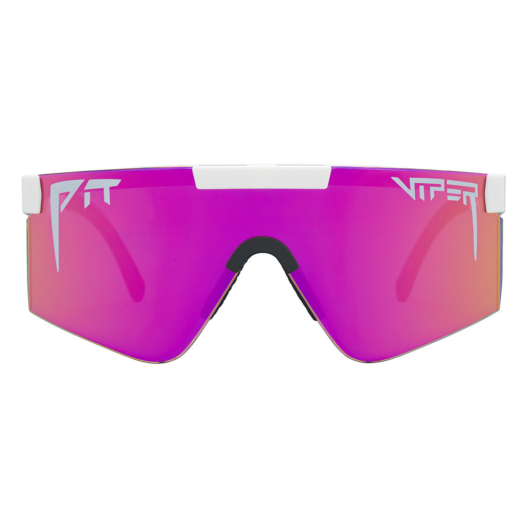 Front view of The Miami Nights Original 2.0 in wide fit with z87+ pink lens on white background