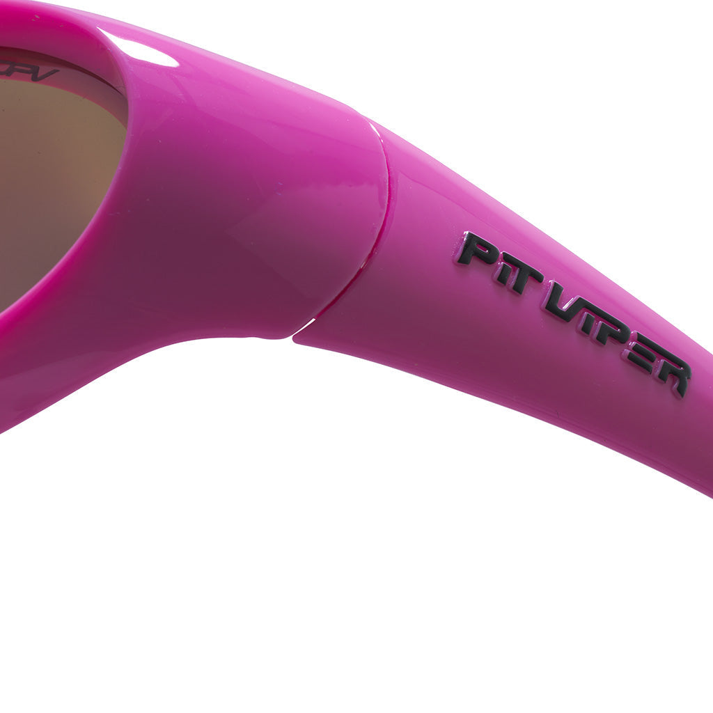 Studio view of The Juicy Slammer with z87+ hdpv polarized pink lens