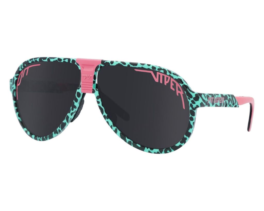 The Marissa’s Nails Jethawk with a Polarized Smoke lens from Pit Viper Sunglasses