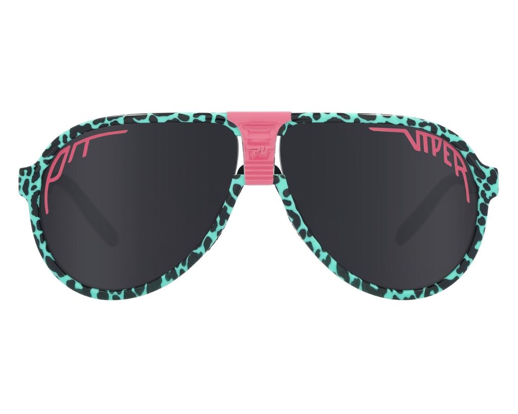 The Marissa’s Nails Jethawk with a Polarized Smoke lens from Pit Viper Sunglasses