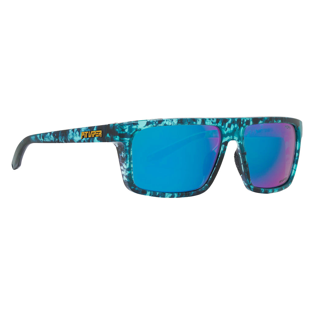 Angled view of The Seatort Turboshaft with hdpv polarized blue lens on white background