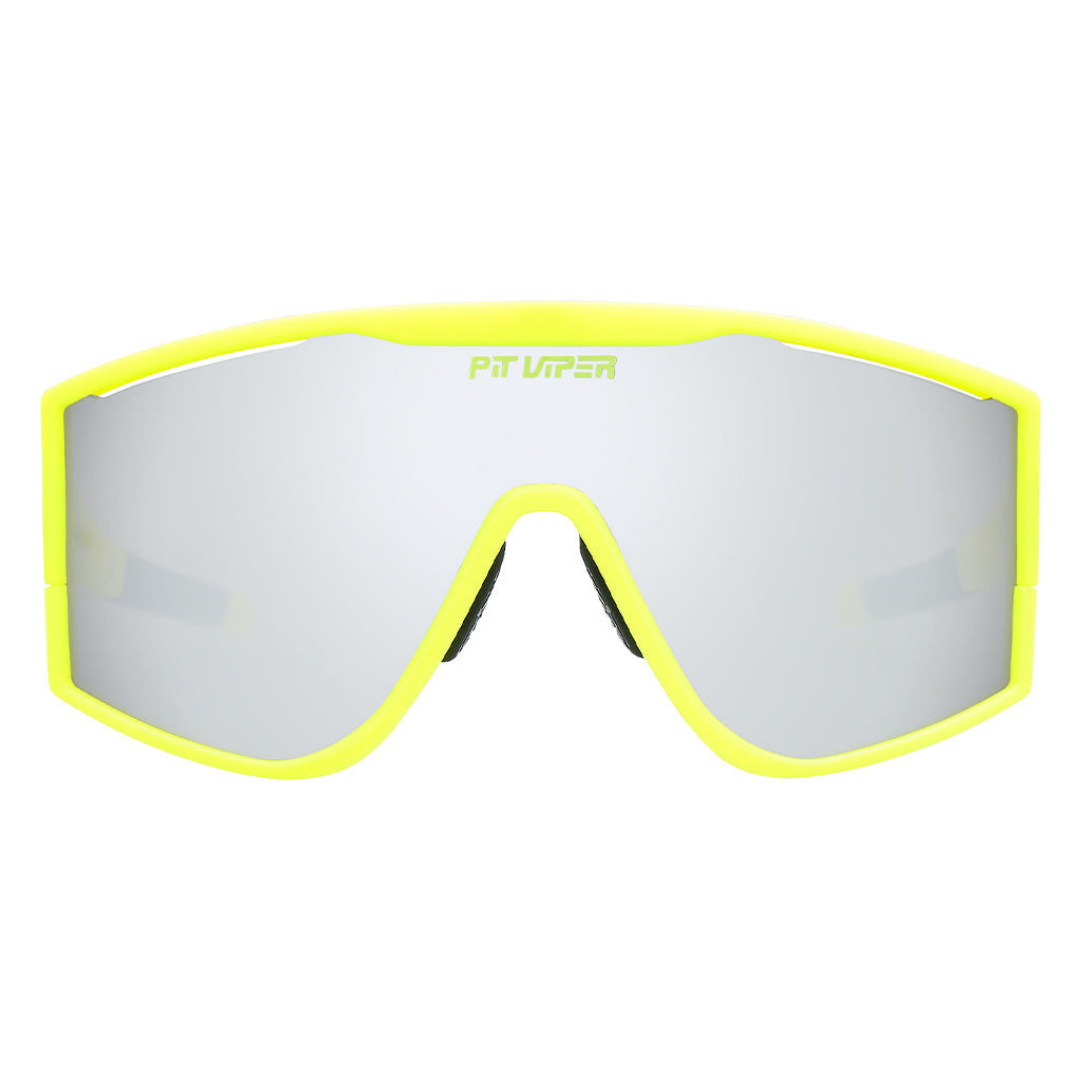 Front view of The Hot Dogger Try-Hard with silver lens on white background