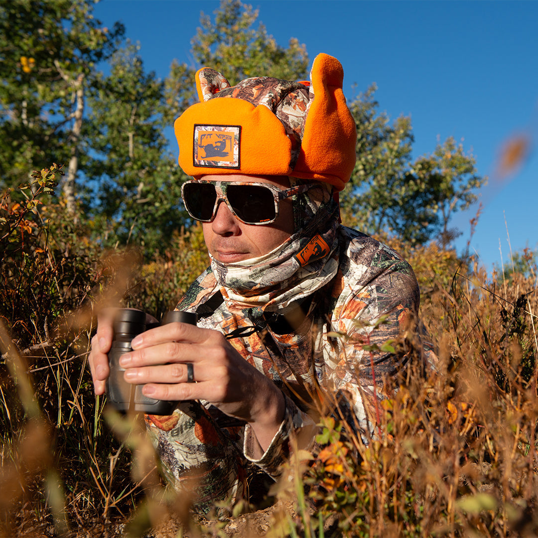 Person wearing The Actualbush Flight Optics