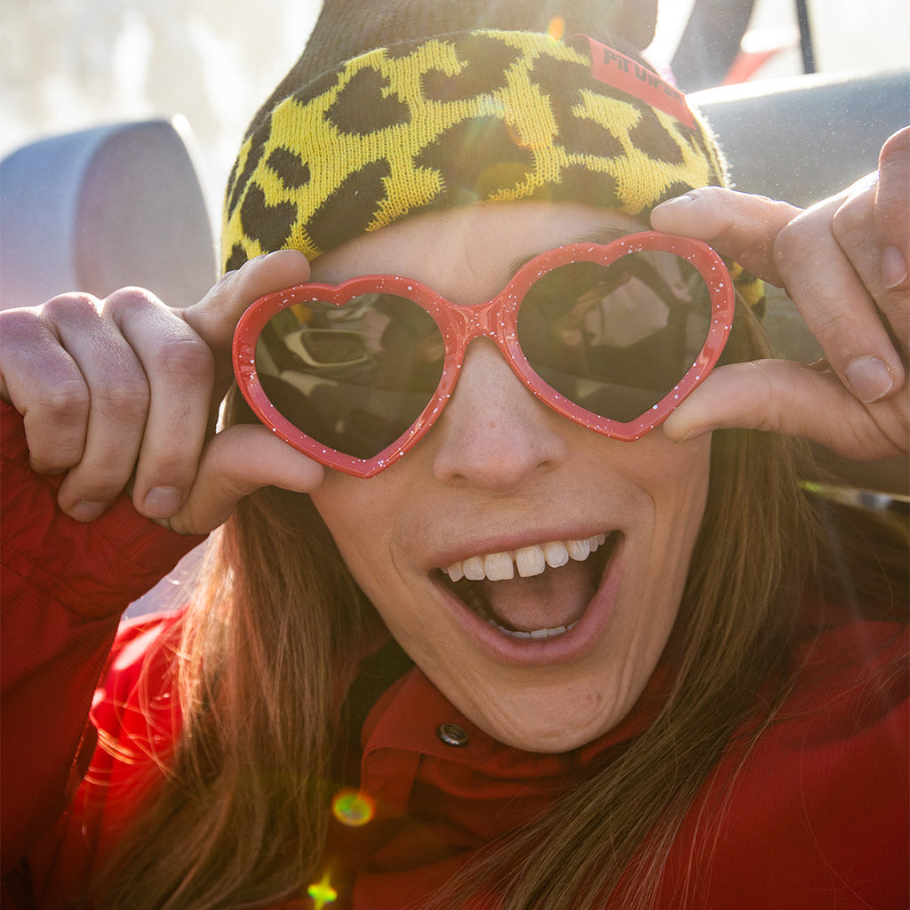 Woman smiling in The Responder Admirer from Pit Viper Sunglasses
