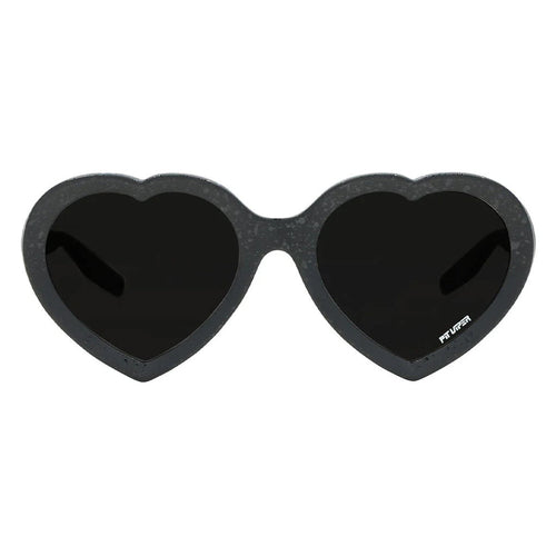Front view of The Blacking Out Admirer with polarized smoke lens on white background