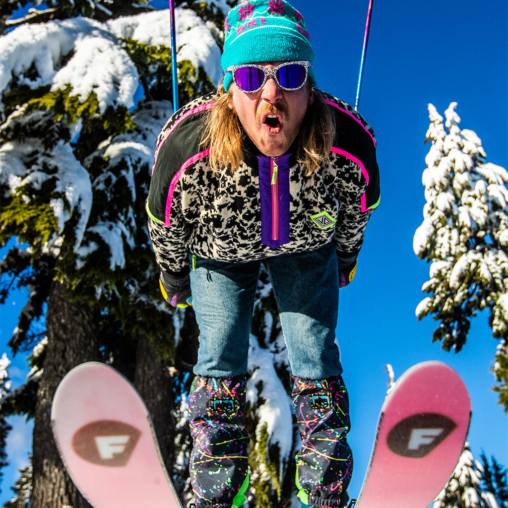 Person wearing The Son Of Beach Fondue with Purple lens