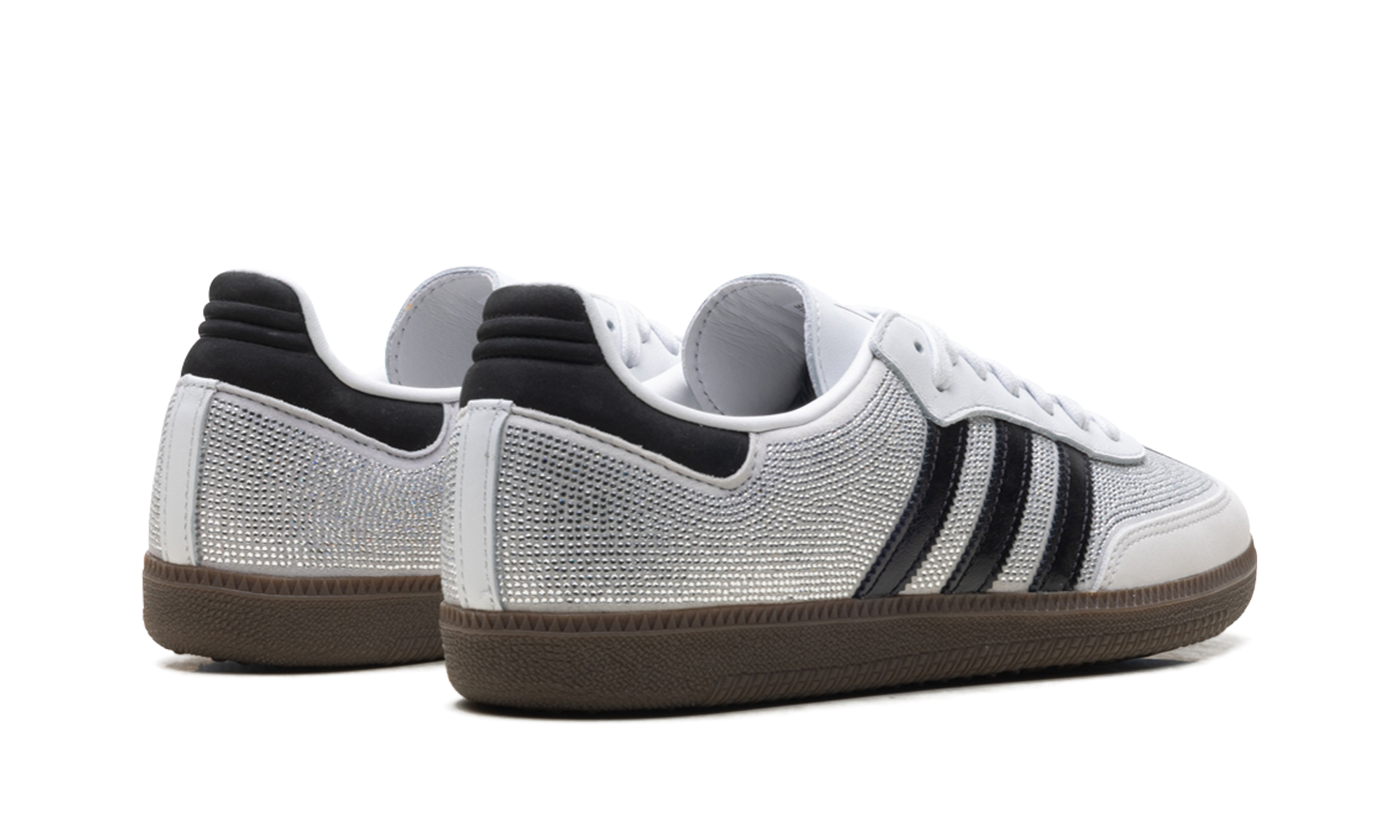 Adidas Samba OG WMNS "Rhinestone Crystal White Silver" | Baskets Femme Luxe | IH9055