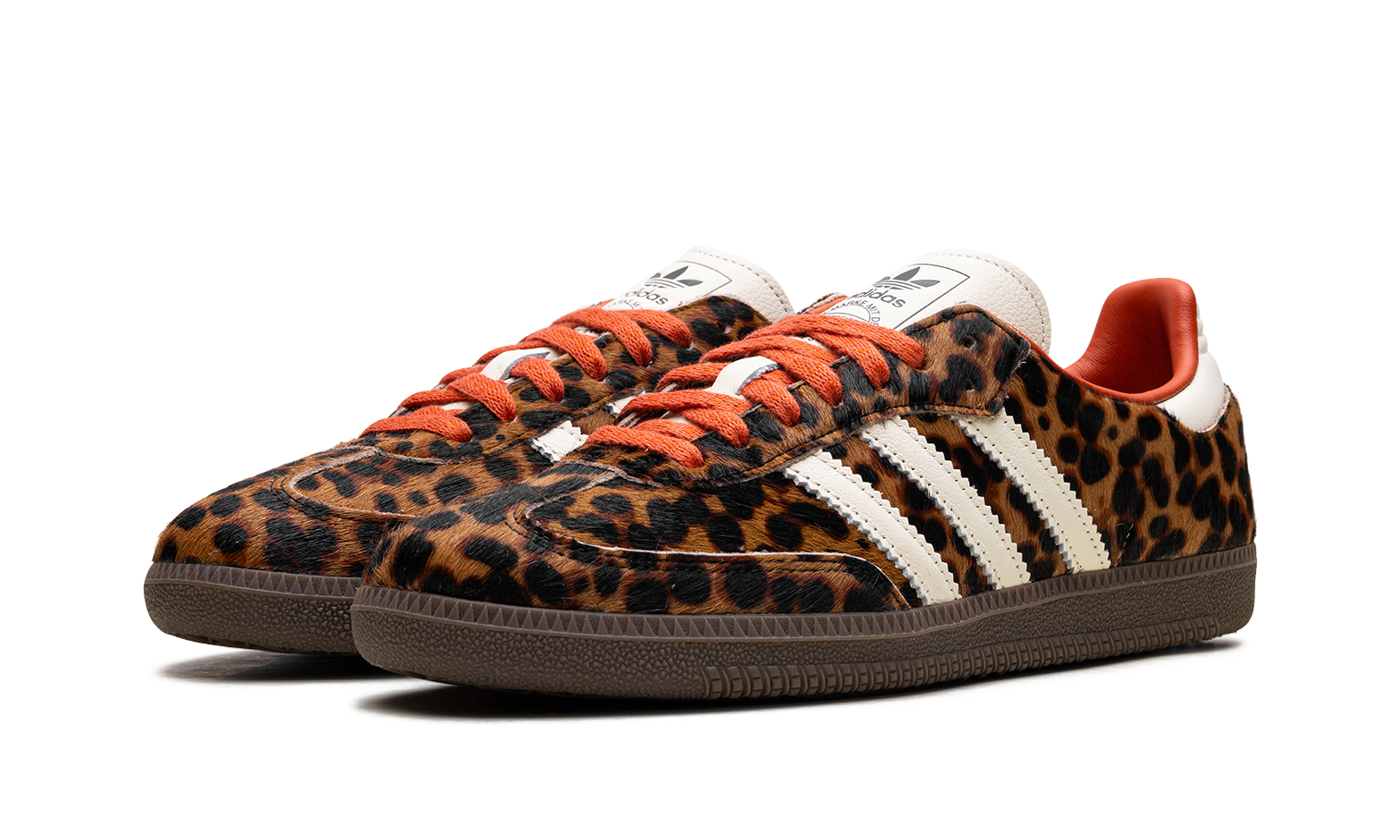 Adidas Samba OG WMNS "Leopard / Cream Orange" | Baskets Femme Animal Print | JI2734