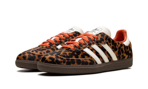 Adidas Samba OG WMNS "Leopard / Cream Orange" | Baskets Femme Animal Print | JI2734