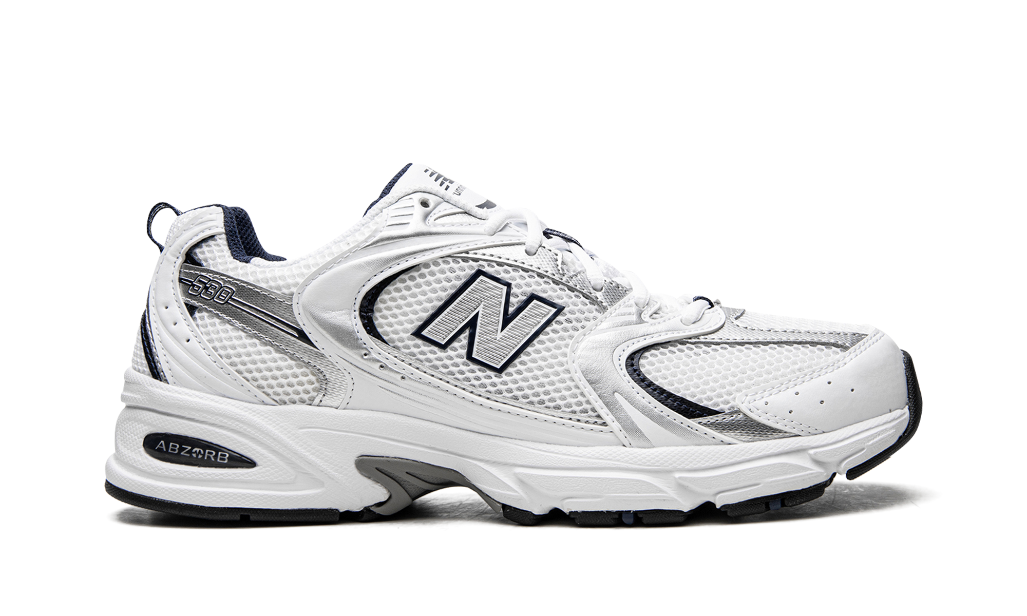 New Balance 530 "White / Silver / Navy" | Baskets Y2K Unisexe | MR530SG