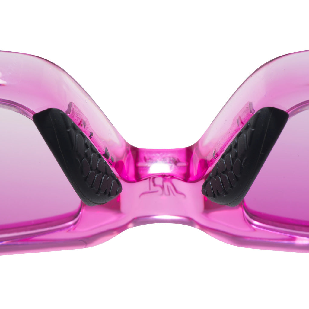Studio view of The Himalayan Low Bones with pink fade lens