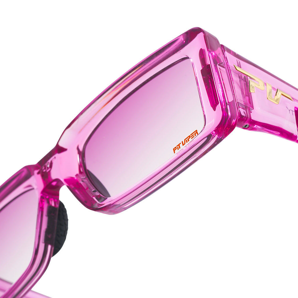 Studio view of The Himalayan Low Bones with pink fade lens