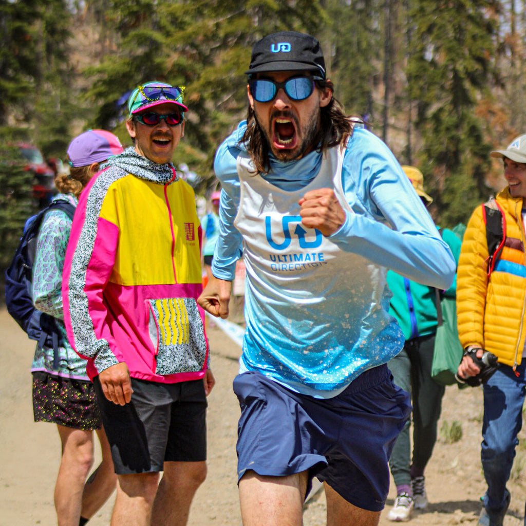 Man running wearing Pit Viper Sunglasses