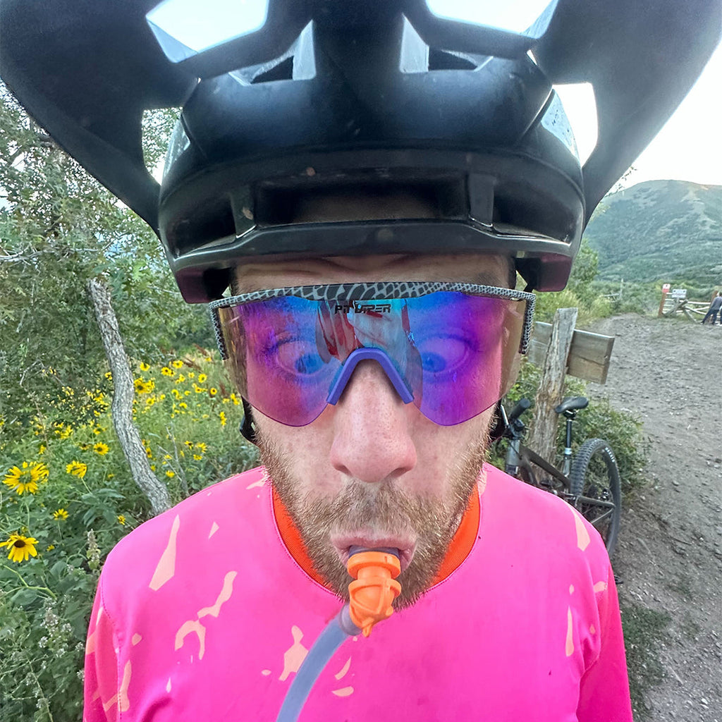 Man wearing The Mangrove Try-Hard from Pit Viper Sunglasses