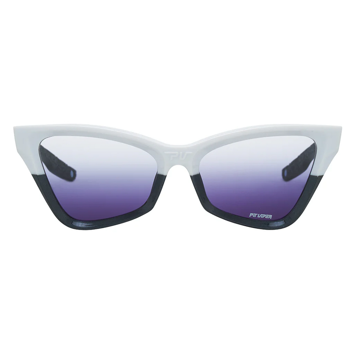 The mohawker Clawdia from Pit Viper, reverse fade cat-eye sunglasses