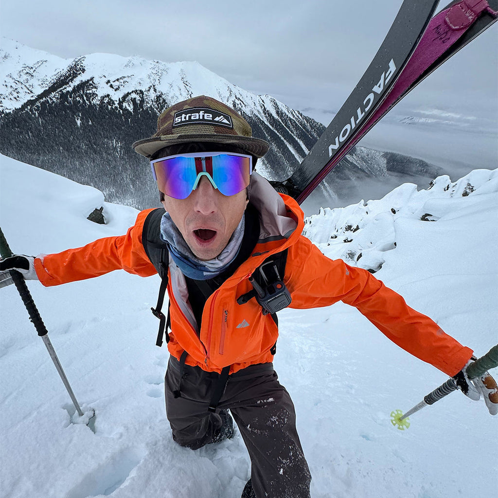 Person wearing The Moontower Try-Hard sunglasses