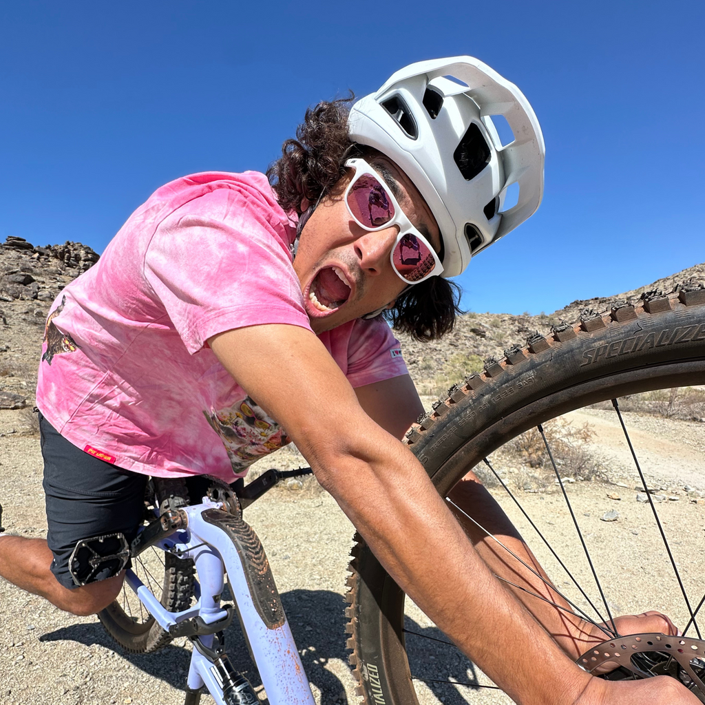Person wearing The Miami Nights Highball with HDPV Polarized Pink lens