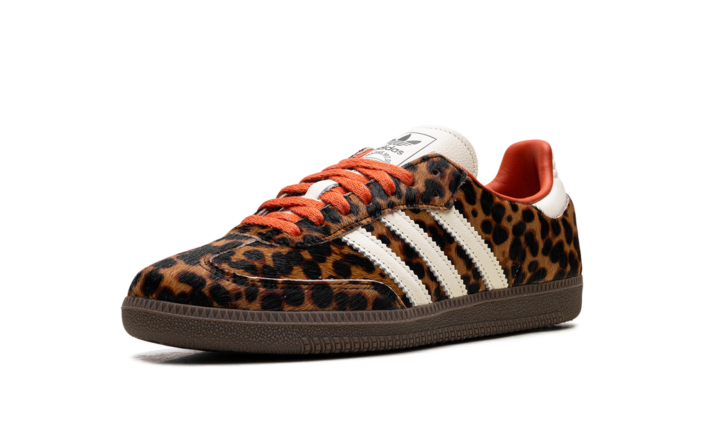 Adidas Samba OG WMNS "Leopard / Cream Orange" | Baskets Femme Animal Print | JI2734